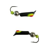 Мормышка Вольфрамовая "Латышка" Гвоздик - С шариком серебро - МК1182