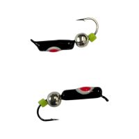 Мормышка Вольфрамовая "Латышка" Гвоздик - С шариком серебро - МК1199