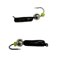 Мормышка Вольфрамовая "Латышка" Гвоздик - С шариком серебро - МК1202