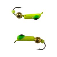 Мормышка Вольфрамовая "Латышка" Гвоздик - С шариком золото - МК1173