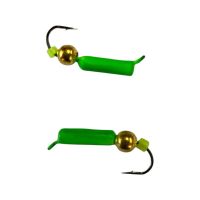 Мормышка Вольфрамовая "Латышка" Гвоздик - С шариком золото - МК1175