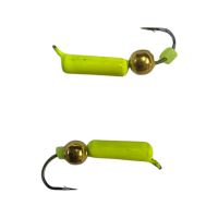 Мормышка Вольфрамовая "Латышка" Гвоздик - С шариком золото - МК1183