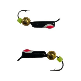 Мормышка Вольфрамовая "Латышка" Гвоздик - С шариком золото - МК1184