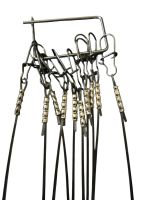 Набор поводков "Steel Hunter" Fluorocarbon 15см/20см/25см - 30 шт/уп