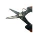Ножницы рыбацкие Tunala - Черно-оранжевые (Black/Orange) - 9,2 см - 15 г - С прорезиненными ручками