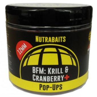 Бойли плаваючі Nutrabaits BFM Krill&Cranberry