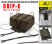 Оснастка макушатник оснащенный крашеный Grip-X (4-крючка)