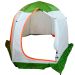 Намет зимовий Fishing ROI Tornado Ise 3 - 220x220x180 см - Білий/Зелений/Помаранчевий