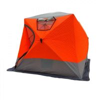 Палатка-куб Mircamping 2017 - Полуавтомат - 4-х местная - Зимняя - Трехслойная -  С полом - Мобильная баня