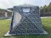 Палатка-куб зимняя четырехслойная Mircamping 2019 - Белый Камуфляж - Мобильная баня - С полом