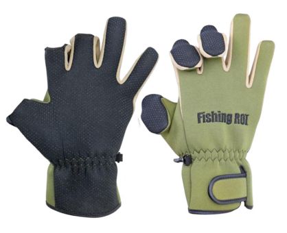 Неопренові рукавички Fishing ROI - Olive Neoprene gloves
