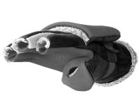 Перчатки-варежки ветрозащитные Norfin Aurora Black (703035)