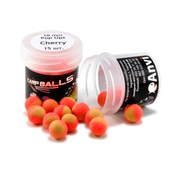 Бойли Mini Pop Ups CARPBALLS 10 мм Cherry (вишня)