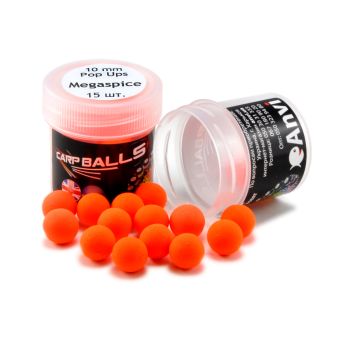 Бойлы Mini Pop Ups CARPBALLS 10 мм Megaspice (Мегаспеции)