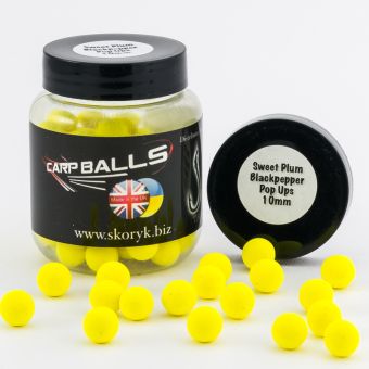 Бойли Carpballs Pop Ups Sweet Plum&Black Pepper 10 мм (Солодка слива і чорний перець)