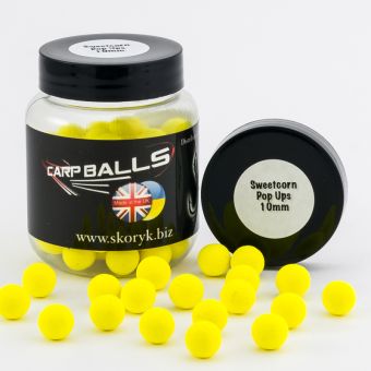 Бойлы Carpballs Pop Ups Sweetcorn 10 мм (Сладкая кукуруза)