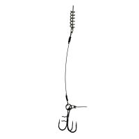 Повідець Goss для оснастки силікону Stinger Rig 1x7 - 11,5 см - Трійник №1 - 15 кг
