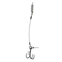 Повідець Goss для оснастки силікону Stinger Rig 1x7 - 7,5 см - Трійник №4 - 11 кг