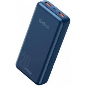 Повербанк Power Bank Yoobao 2D 20000mAh 22.5W - Синій