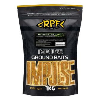 Прикормка RPF IMPULSE - Кукуруза+Тигровый Орех - Серия BIG MASTER - 1 кг
