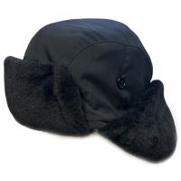 Шапка-вушанка - Великобританія - Чорна