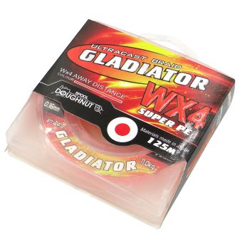 Шнур Gladiator WX4 UltraCast - 125 м - Помаранчевий