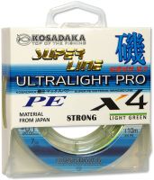 Шнур Kosadaka Pe Ultra Pro X4 - Light Green - 110 м