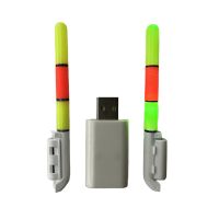 Сигналізатор клювання для фідера - Світловий - 9,5 см - Живлення 2 батарейки + USB зарядка - 2 шт/уп