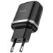 Зарядний пристрій та кабель Micro Hoco - N3 Special single port QC3.0 (Micro)(EU) - Чорний