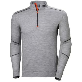 Термофутболка чоловіча Helly Hansen HH Lifa Merino Half Zip - Grey Melange