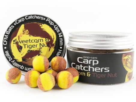 Бойлы pop-up Carp Catchers «Sweetcorn&Tiger Nut» 14 мм