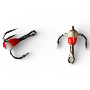 Трійник з краплею Anvi - Камінь червоний - Колір 6 Червоно-Білий