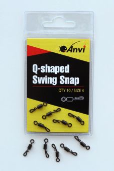 Вертлюг быстросъемный Anvi Q-shaped Swing Snap