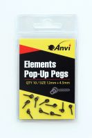Винтовое крепление Anvi для Pop-Up Elements Pop-Up Pegs - Ø4,5 мм - Длина 12 мм - 10 шт/уп