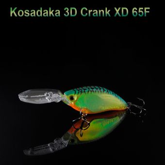 Воблер Kosadaka 3D Crank XD 65F