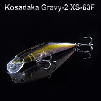 Воблер Kosadaka Gravy-2 XS 63F