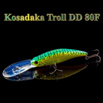 Воблер Kosadaka Troll DD 80F