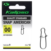 Застібка Kalipso Snap American-2010 - №00 - (00)BN - 9 кг - Сталь - Чорний нікель - 12 шт/уп