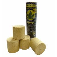 Злаковий технопланктон River Fish Fluoro - Коноплі - 450 г - Ø50 мм - 4 шт/уп
