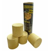 Злаковий технопланктон River Fish Fluoro - Мед - 450 г - Ø50 мм - 4 шт/уп