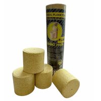 Злаковий технопланктон River Fish Fluoro - Пряжене молоко - 450 г - Ø50 мм - 4 шт/уп