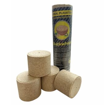 Злаковый технопланктон River Fish - Гречка (Buckwheat) - 450 г - Ø50 мм - 4 шт/уп